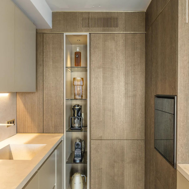 Renovation appartement Cannes avec belle déco de cuisine