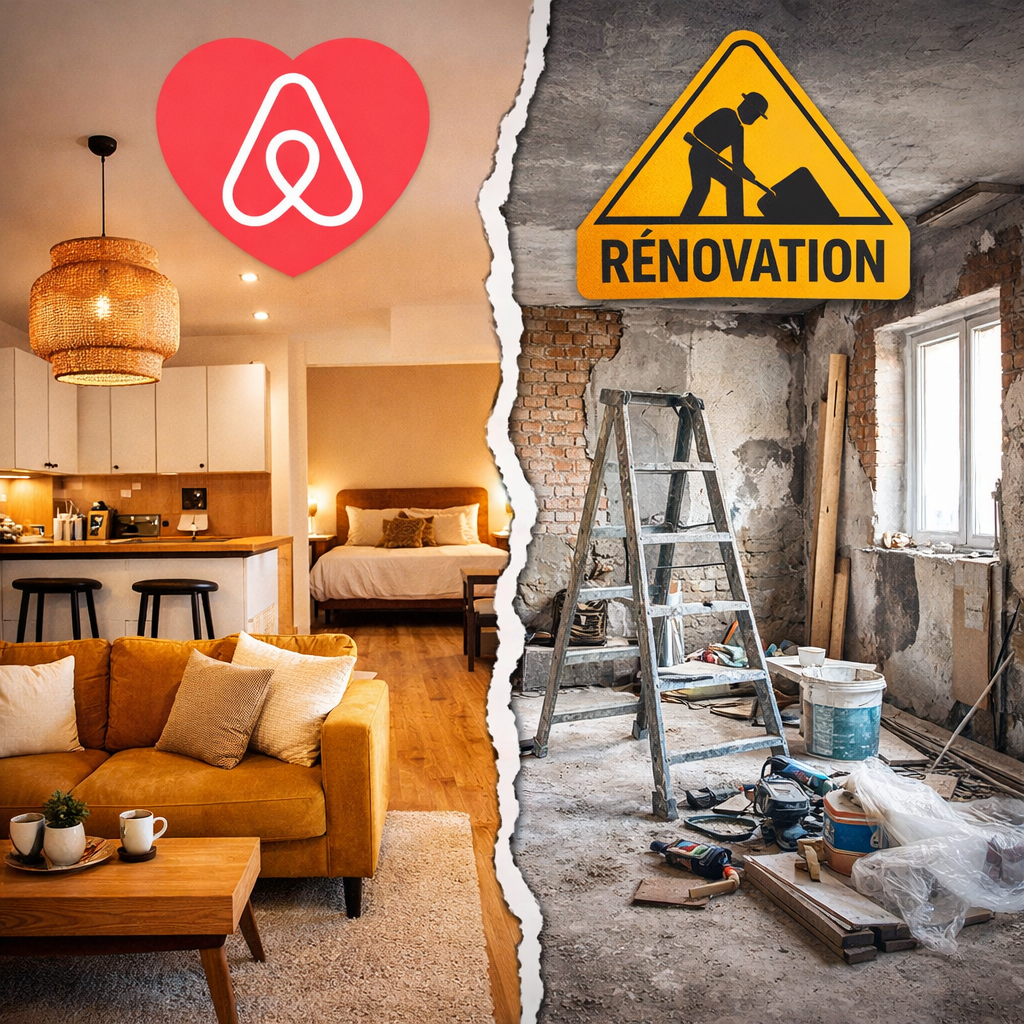 Renovation investissement ocatif dans le centre ville de Cannes