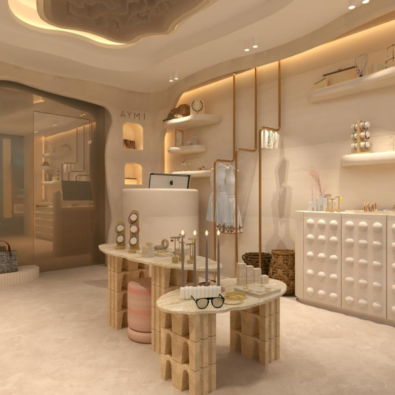 Renovation Local Commercial Nice d'un lunnetier avec magifique decoration d'intérieur 