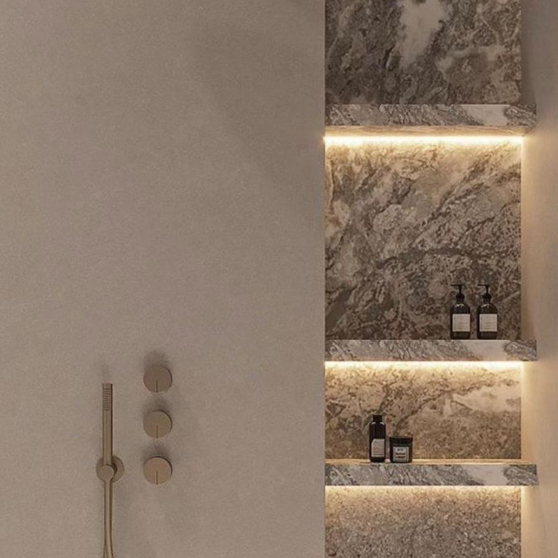 Magnifique renovation de salle de bain épurée dans le vieux Nice