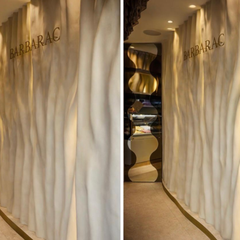 Magnifique accueil du glacier barbarac rénové par GEPM Rénovation Saint Tropez